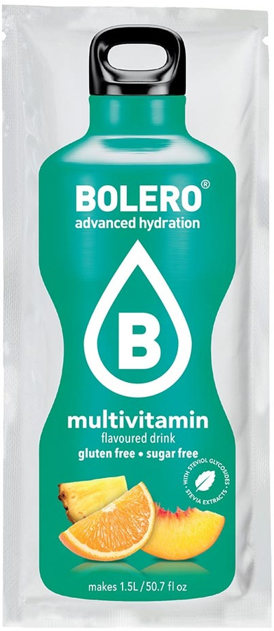 Bolero Drink Multivitamin Box 12 szt. - napój w proszku ze stewią Multiwitamina 9 g