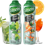 Teisseire Syrop Zero Bez Cukru Pomarańcz + Mojito Zestaw 2x 600 ml bidon koncentrat