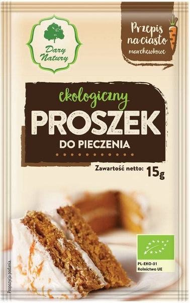 Proszek do pieczenia Ekologiczny BIO 15 g - Dary Natury