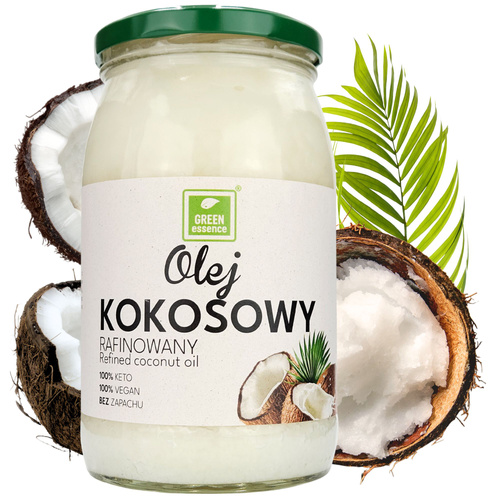 Olej kokosowy rafinowany 900 ml - bezzapachowy