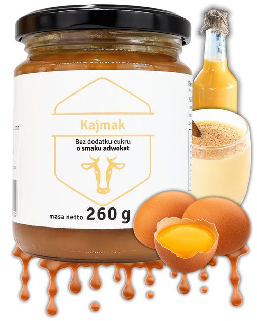 Kajmak bez dodatku cukru Adwokat 260 g Polder - masa krówkowa 