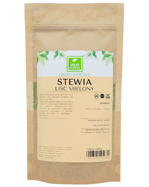 Stewia w proszku 200 g - mielone liście