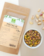 Pistacje surowe niesolone 100 g + Pasta pistacjowa Targroch 170 g - Zestaw Pistacjowy