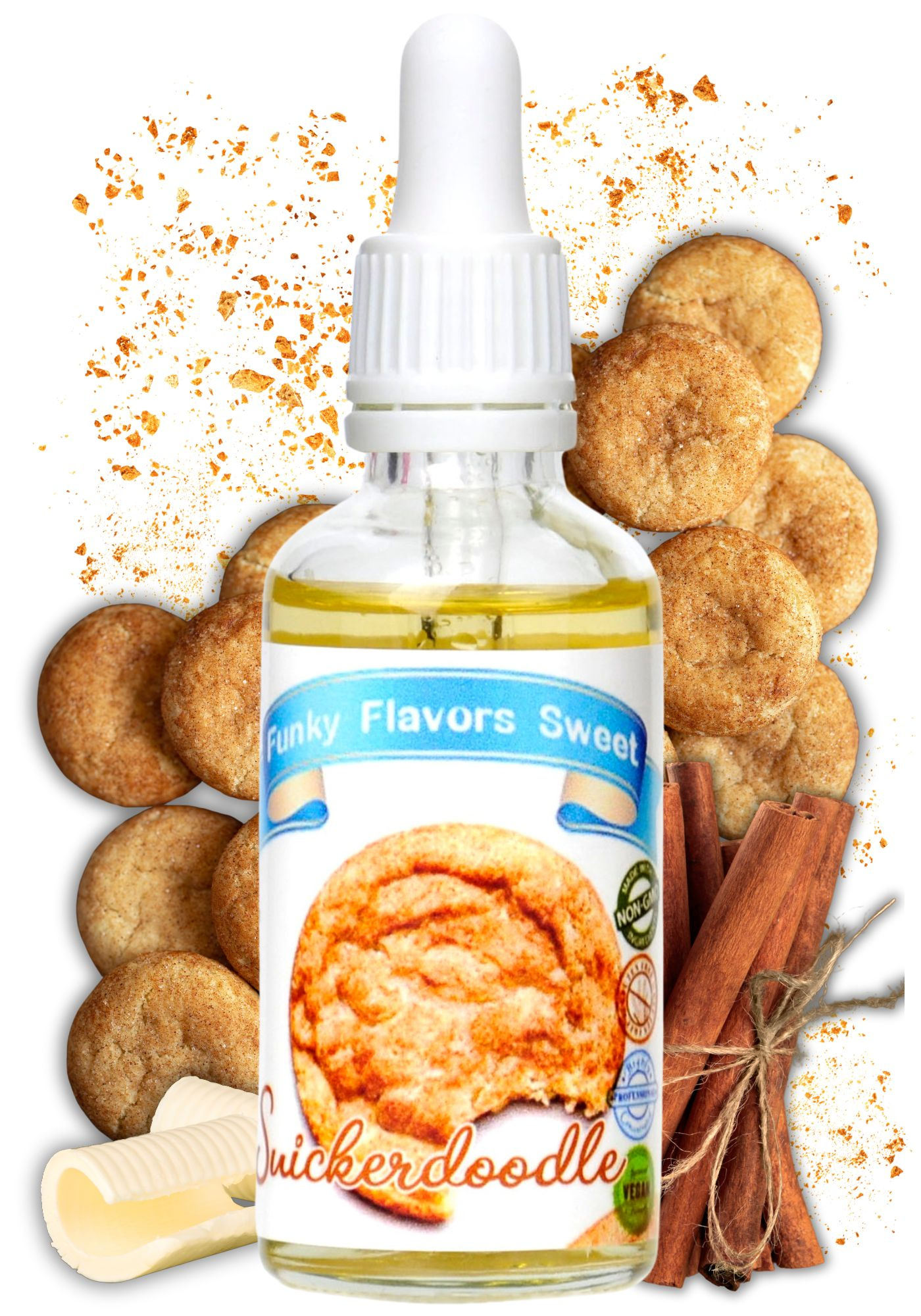 Aromat Sweet Snickerdoodle - ciasteczka cynamonowe 50 ml Funky Flavors