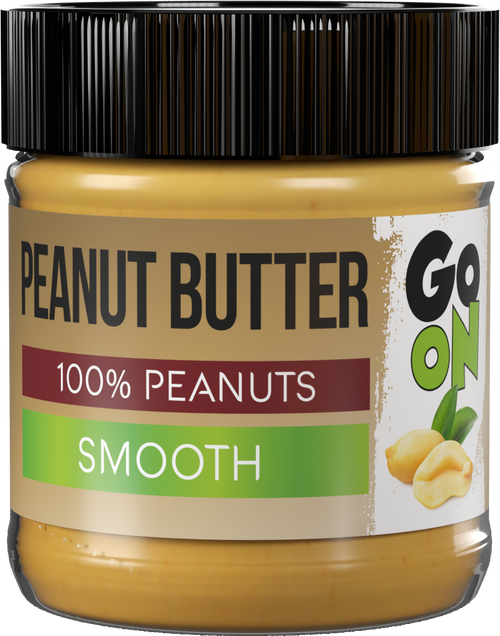 Masło orzechowe gładkie Bez Cukru 180 g Peanut Butter GO ON Smooth