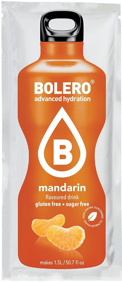 Bolero Drink Mandarin Box 12 szt. - napój w proszku ze stewią Mandarynka 9 g