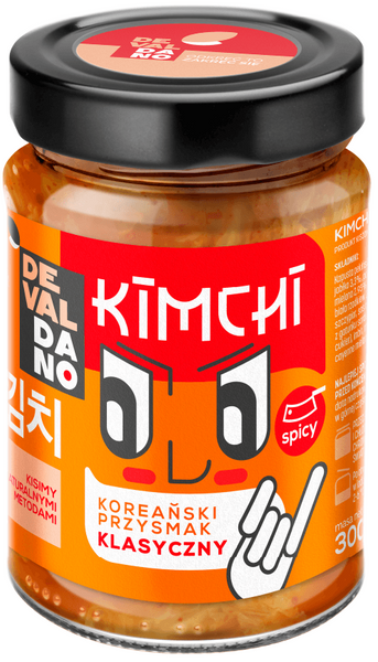 Kimchi klasyczne ostre 300 g Devaldano