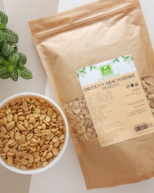Orzeszki ziemne prażone 1 kg – bez soli i tłuszczu