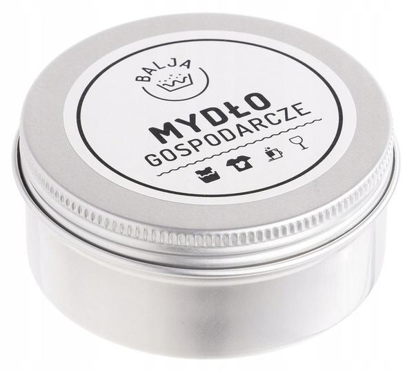 BALJA Ekologiczne mydło gospodarcze 110g - Aluminiowe opakowanie