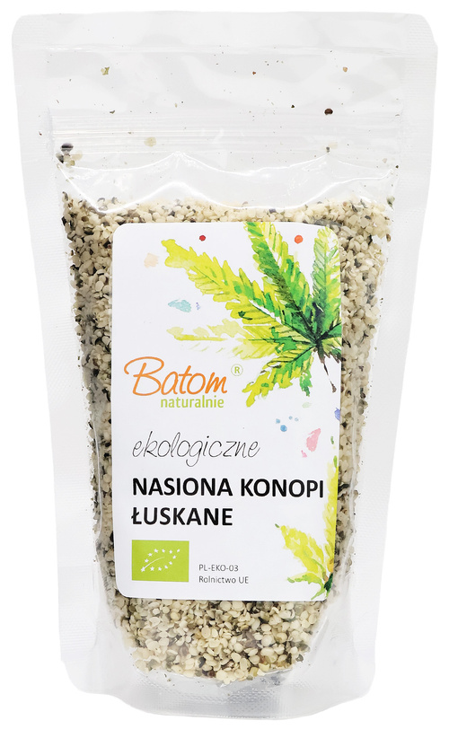 Konopie nasiona łuskane ekologiczne BIO 150 g - Batom