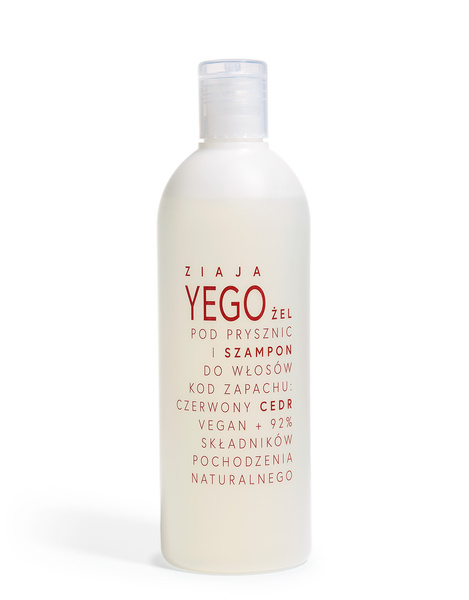 Ziaja Yego żel pod prysznic i szampon 400 ml - Czerwony Cedr