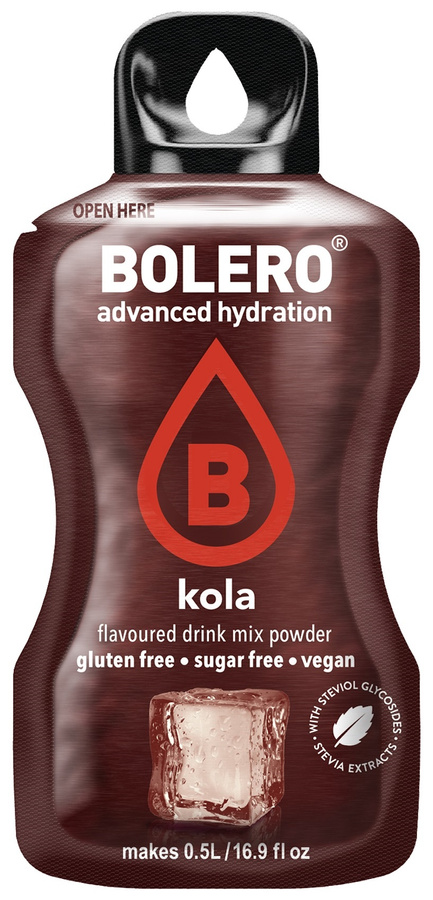 Bolero Sticks Kola Box - napój w proszku ze stewią Cola 12szt.