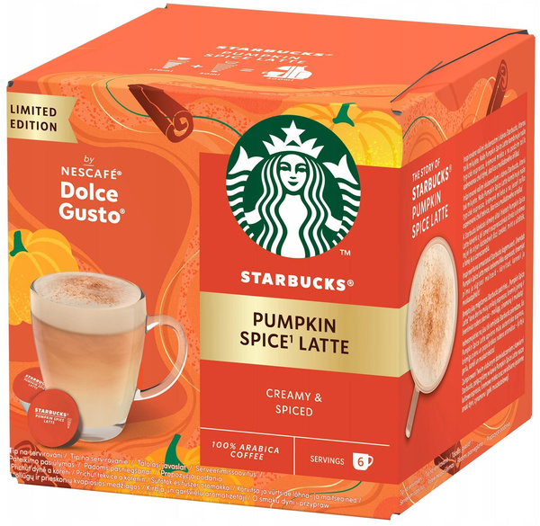 Nescafe Dolce Gusto Starbucks Pumpkin Spice Latte kapsułki 12 kaps. 