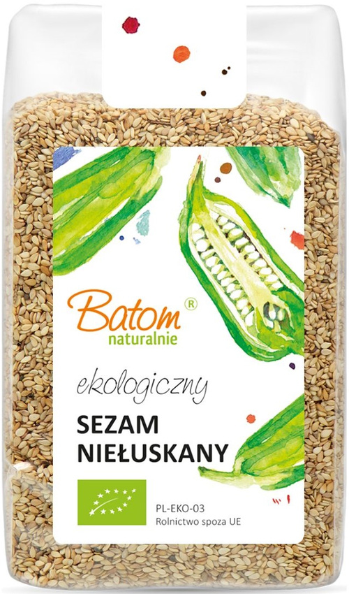 Sezam niełuskany Ekologiczny Bio 250 g Batom