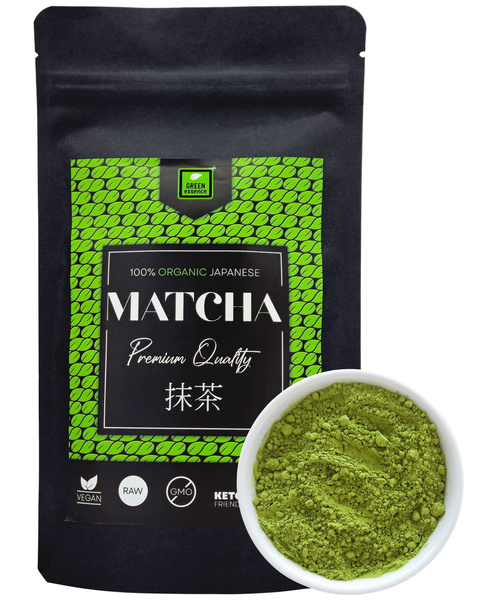 Matcha japońska 100% Organiczna proszek BIO 100 g zielona herbata - Premium Quality z Japonii