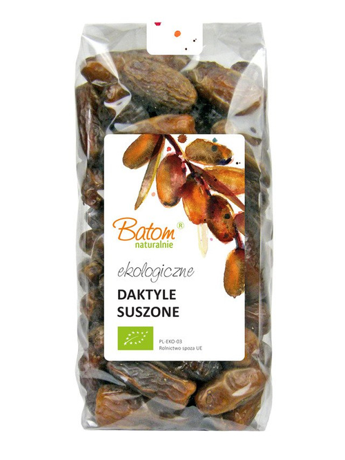 Daktyle suszone bez pestek Ekologiczne BIO 500 g - Batom