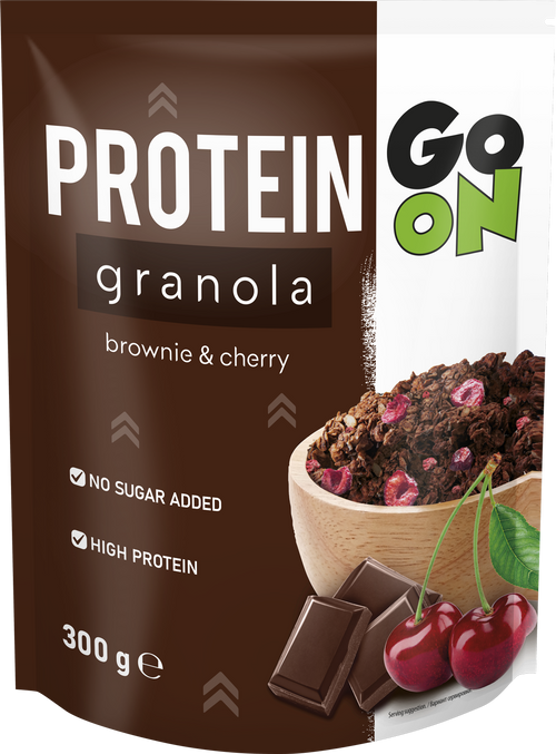 Granola proteinowa Brownie Wiśnia 300 g Go On Sante