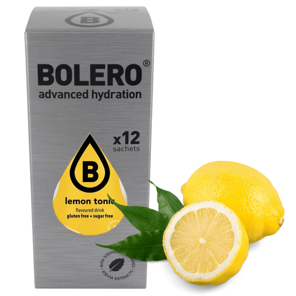 Bolero Drink Lemon Tonic Box 12 szt. - napój w proszku ze stewią Tonik Cytrynowy 9 g