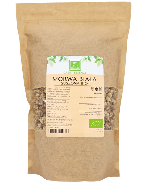 Morwa biała suszona 1 kg BIO - Green Essence