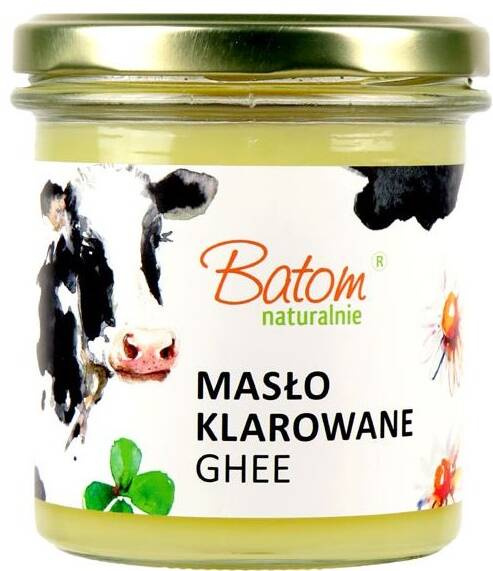 Masło klarowane Ghee - tłuszcz Keto 240 g - Batom