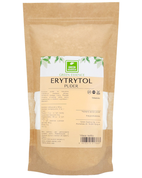 Erytrytol erytrol puder 500 g naturalny słodzik w pudrze