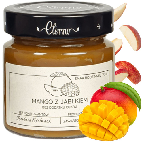 Konfitura mango z jabłkiem bez dodatku cukru Eterno 200 g