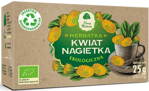 Nagietek kwiat herbatka EKO 25 g Dary Natury