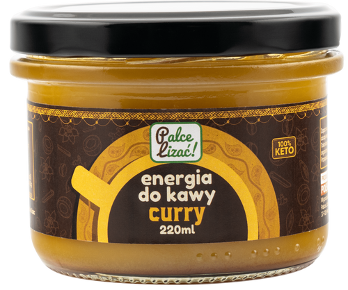 Energia do kawy Curry - kawa kuloodporna Keto 220 ml Palce Lizać 