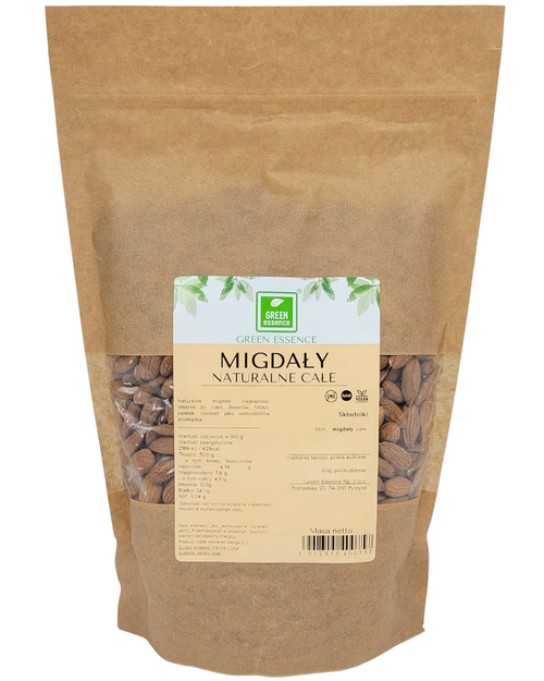 Migdały całe naturalne - duże 2x 1 kg - ZESTAW