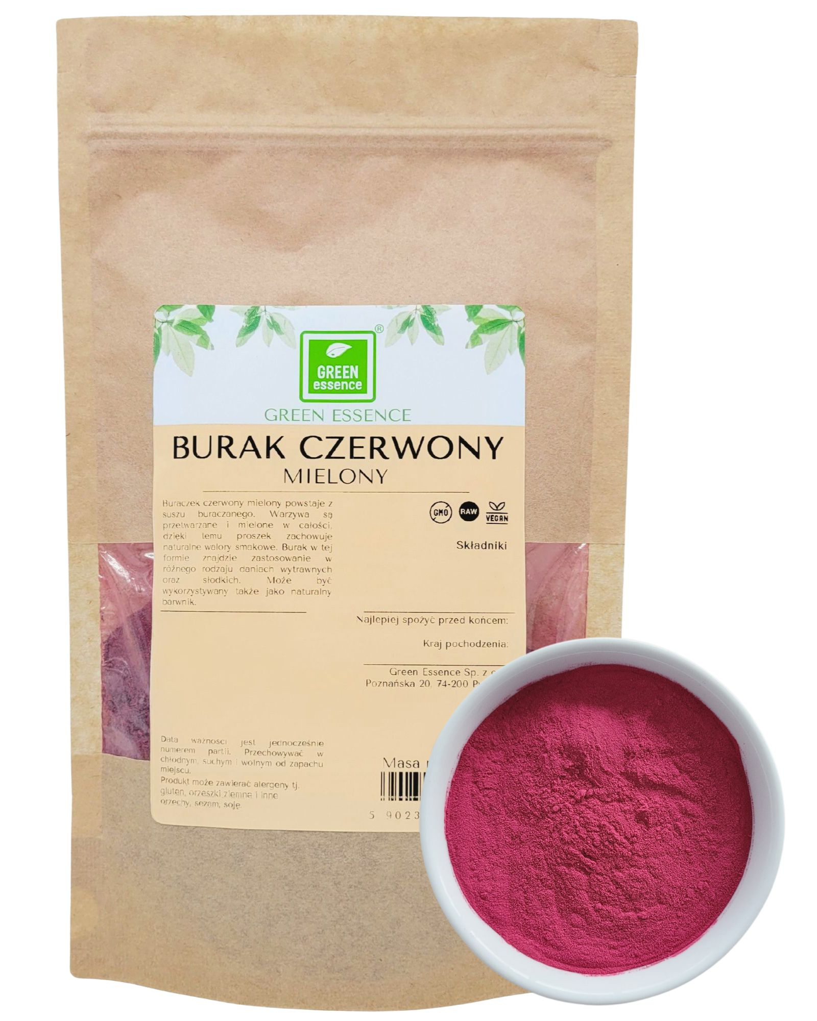 Buraczek czerwony mielony burak 200 g - buraczki suszone superfoods