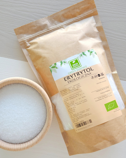 Erytrytol słodzik BIO 1 kg Ekologiczny erytrol naturalny - Zestaw 2x 500 g