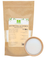 Erytrytol + Stewia kryształki 1 kg erytrol stevia - zdrowy słodzik