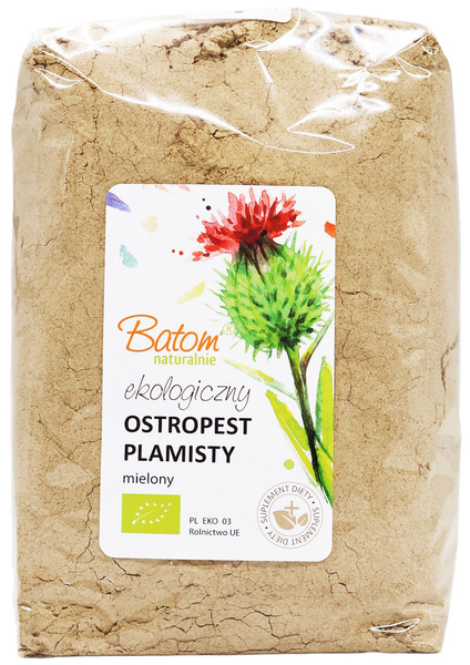 Ostropest plamisty mielony BIO 1 kg  Batom - suplement diety