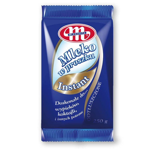 Mleko w proszku Instant odtłuszczone 250 g - Mlekovita