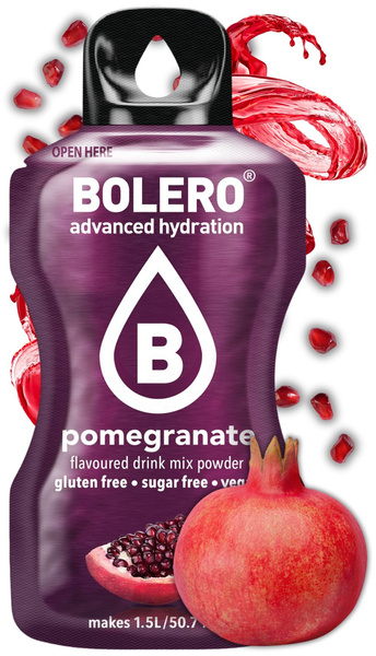 Bolero Drink Pomegranate - napój w proszku ze stewią Granat 9 g