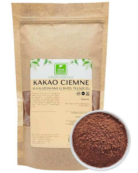 Kakao ciemne alkalizowane 500 g - 10 - 12% tłuszczu