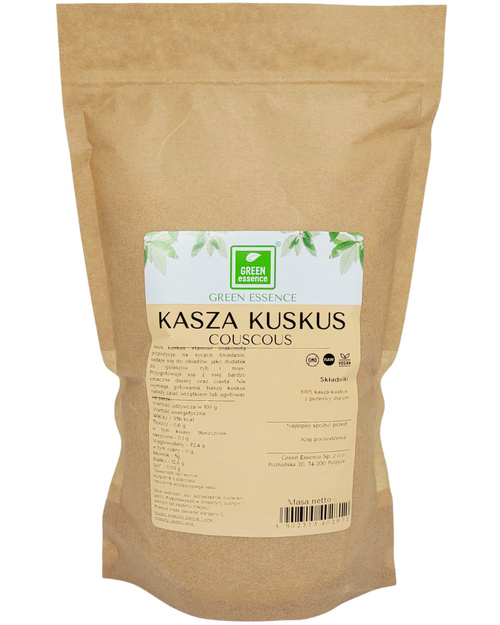 Kasza kuskus couscous 1 kg - szybki i smaczny posiłek