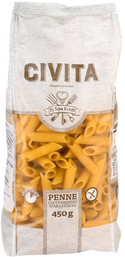 Makaron kukurydziany Bezglutenowy Penne 450 g Civita