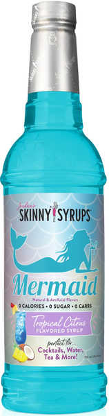 Syrop bez cukru Ananasowo-kokosowy 750 ml Skinny Syrups Mermaid Tropical Citrus