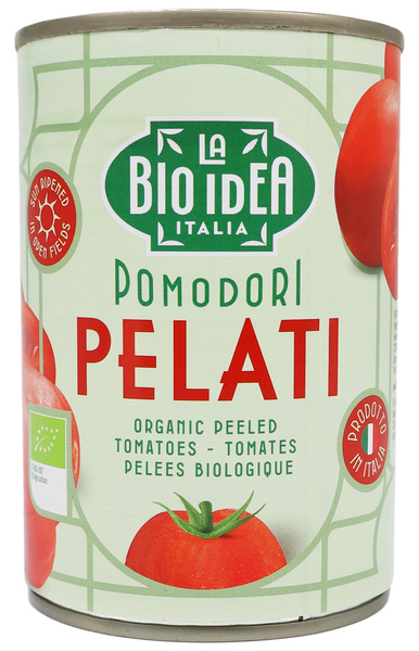 Pomidory pelati bez skóry w puszce BIO 400 g  LA BIO IDEA 