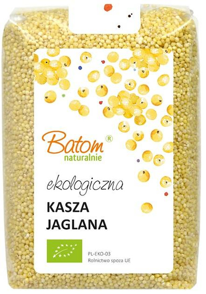 Kasza jaglana naturalna Ekologiczna BIO 500 g - Batom