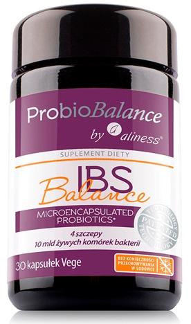 ProbioBalance IBS Balance 10 mld. Probiotyk 30 vege kaps. Aliness - suplement diety