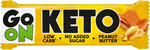 Baton orzechowy z nasionami chia Bez Cukru 50 g Go On KETO Bar Peanut Butter - Sante (WAŻN. 19.01.2025)