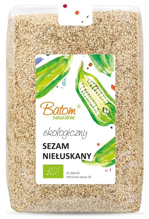 Sezam niełuskany Ekologiczny Bio 1 kg Batom