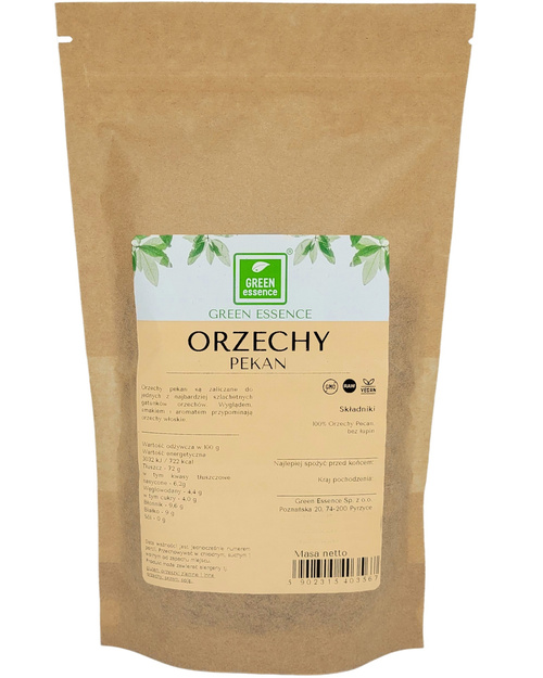 Orzechy pecan pekan 250 g - zdrowa przekąska