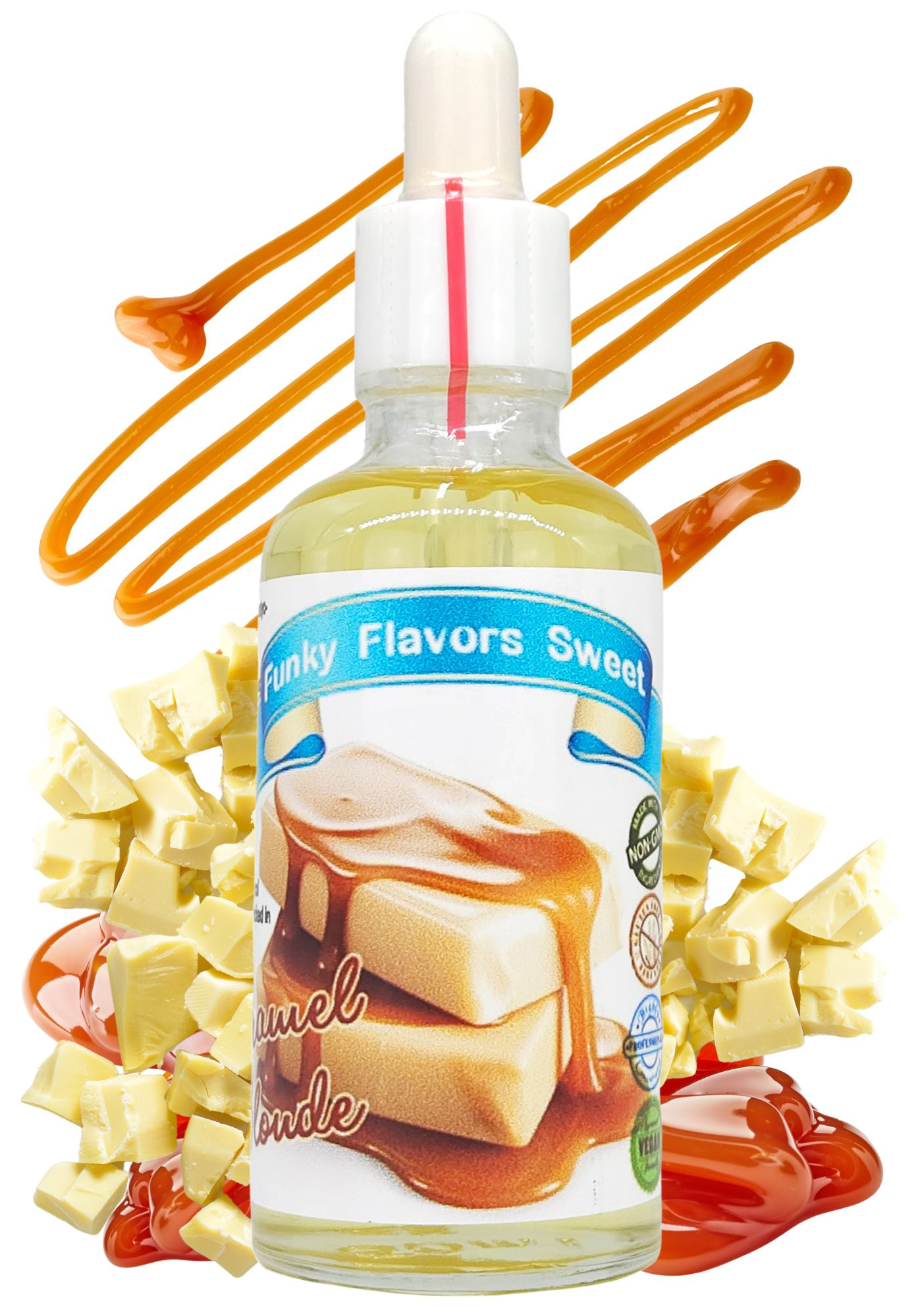 Aromat Sweet Caramel Blonde - karmelizowana biała czekolada Bez Cukru 50 ml Funky Flavors