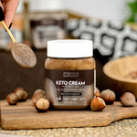 Keto Krem Orzech Laskowy + olej MCT bez cukru 250 g BeKeto Cream Delicious Hazelnut