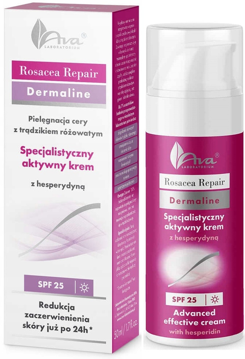 Specjalistyczny aktywny krem z hesperydyną SPF 25 Ava Rosacea Repair 50 ml