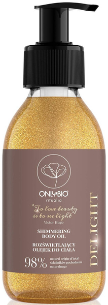 Rozświetlający olejek do ciała Onlybio Ritualia Delight 150 ml