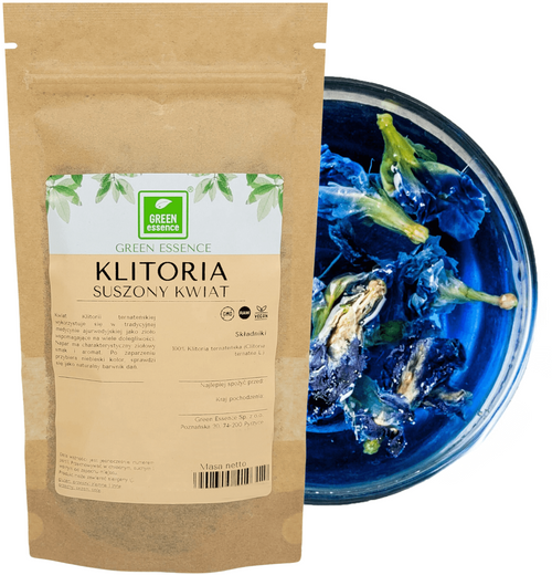 Klitoria Ternateńska herbata niebieska - Butterfly Pea Tea 25 g